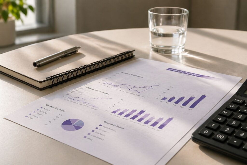 Monthly management reporting